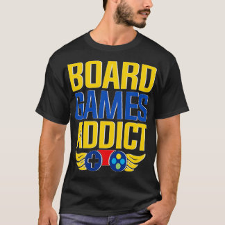 Camiseta viciado em jogos de conselho