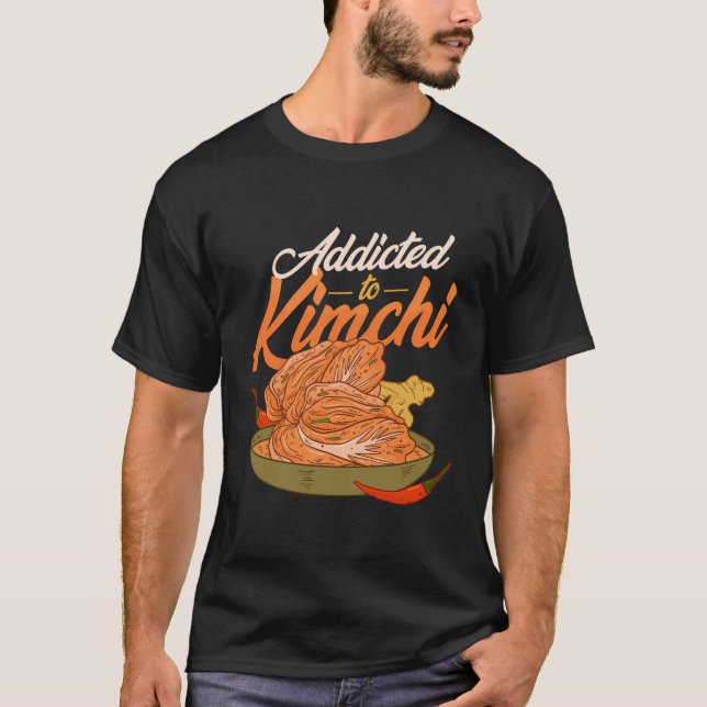 Camiseta Viciado em Kimchi Coreia Kimchi (Frente)