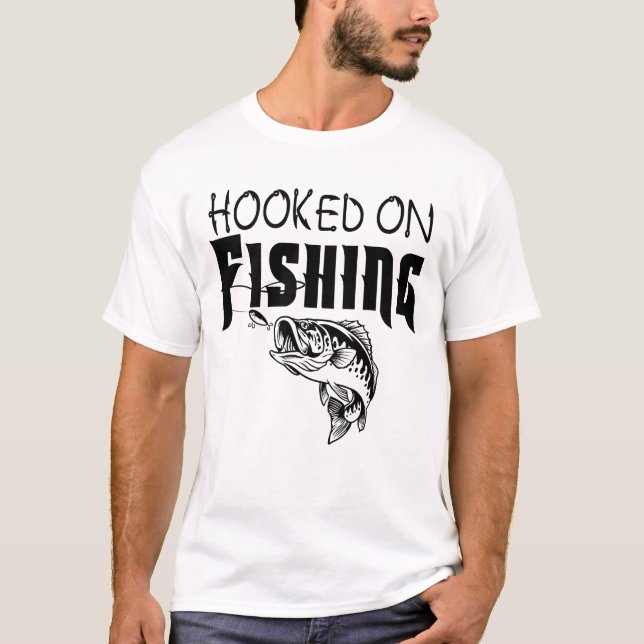 Camiseta Viciado em Luz de Pesca (Frente)