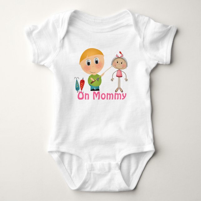 Camiseta Viciado Em Mamãe, Criador De Bebê (Frente)