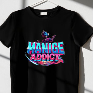 Camiseta Viciado em manga