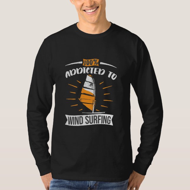 Camiseta Viciado Em Navegação Eólica (Frente)
