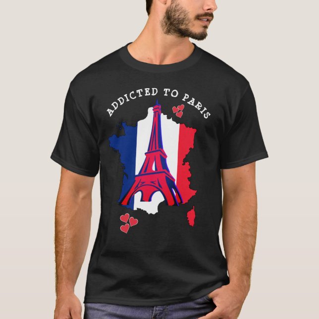 Camiseta Viciado em PARIS (Frente)
