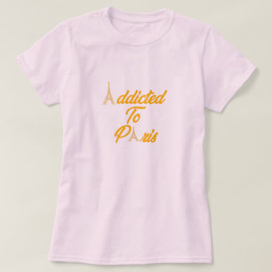 Camiseta Viciado em Paris