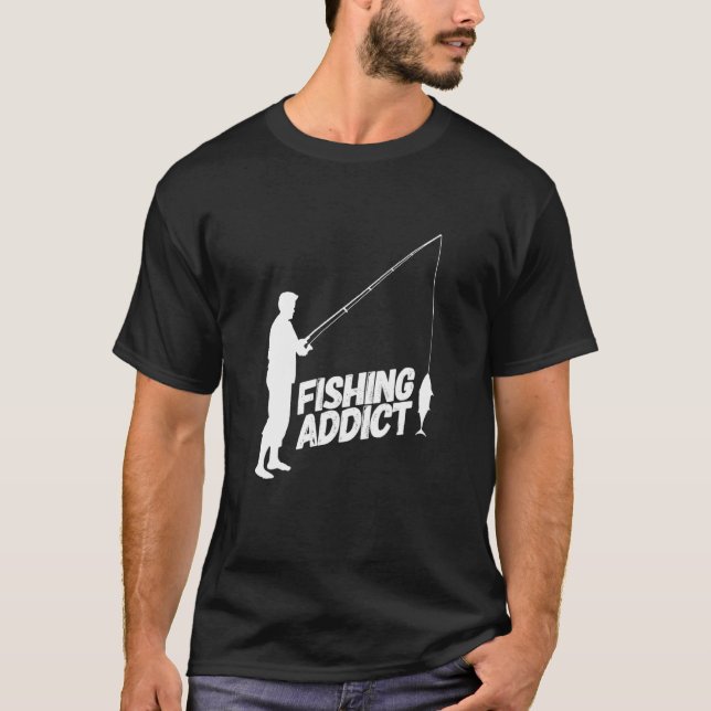 Camiseta Viciado em Pesca (Frente)