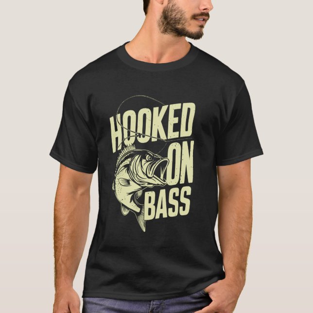 Camiseta Viciado em Pesca de Robalo (Frente)