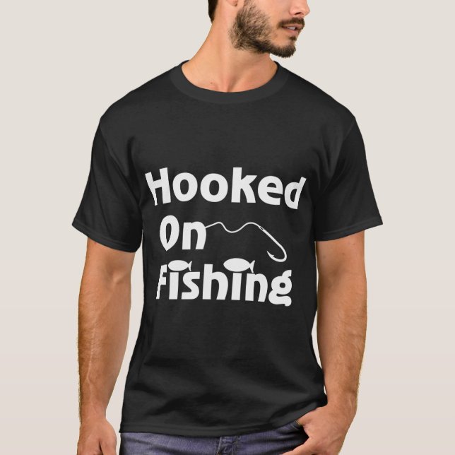 Camiseta Viciado em Pescar (Frente)