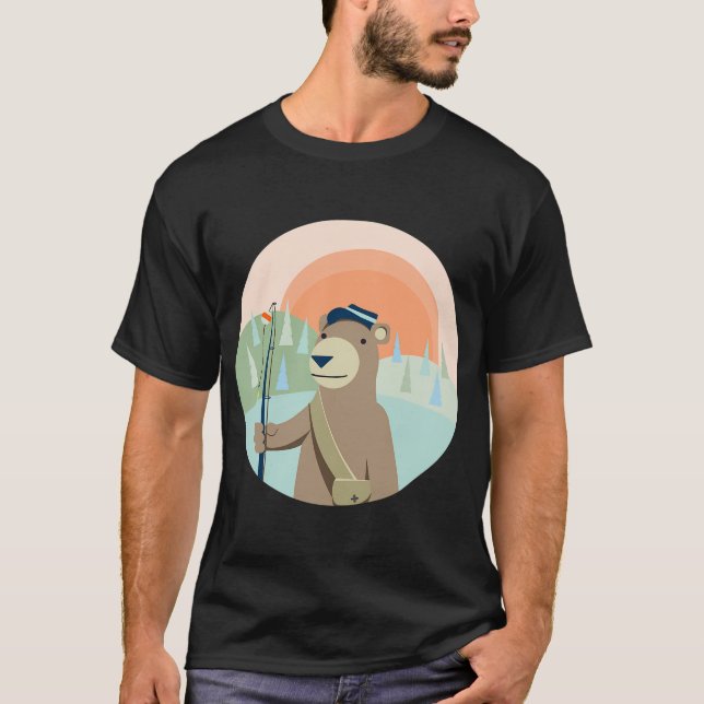 Camiseta Viciado em Pescar (Frente)