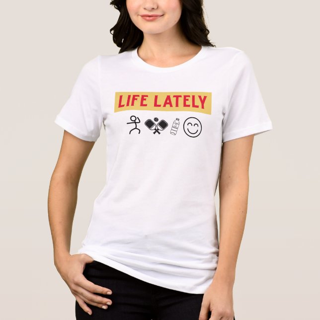 Camiseta Viciado em pickleball recentemente  (Frente)