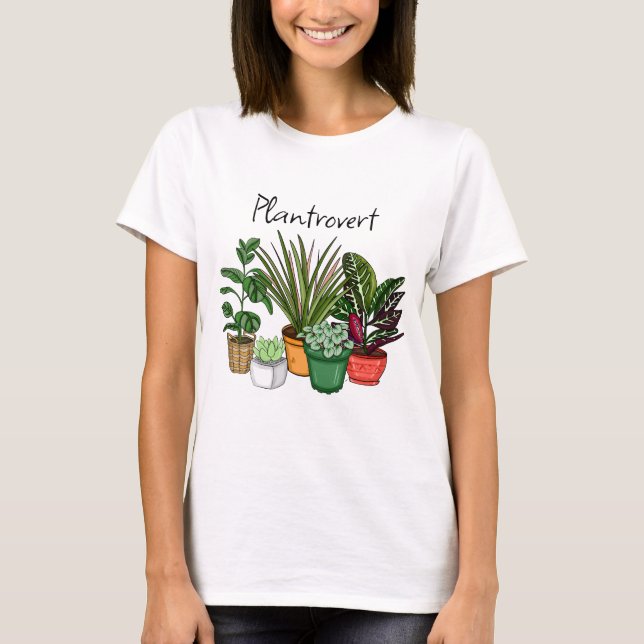 Camiseta Viciado em Plantas | Plantrovert (Frente)