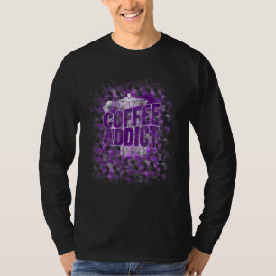 Camiseta Viciado Em Pote Café Da Imprensa Do Café Ser