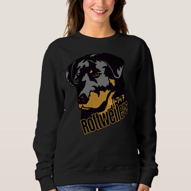 Camiseta Viciado Em Rottweilers Especialmente Para Rottweil (Frente)