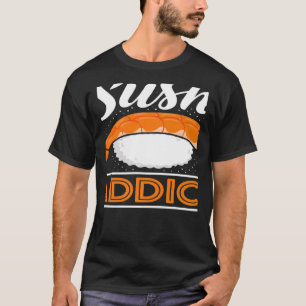 Camiseta Viciado em Sushi Comida Japonesa Japão Sushi