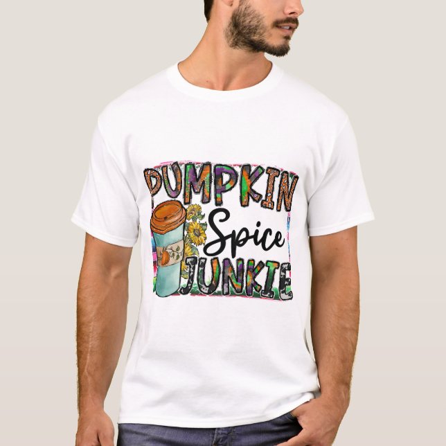 Camiseta Viciado em Tempero de Abóbora (Frente)