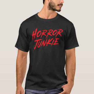 Camiseta Viciado em terror amigo amante de filmes de terror