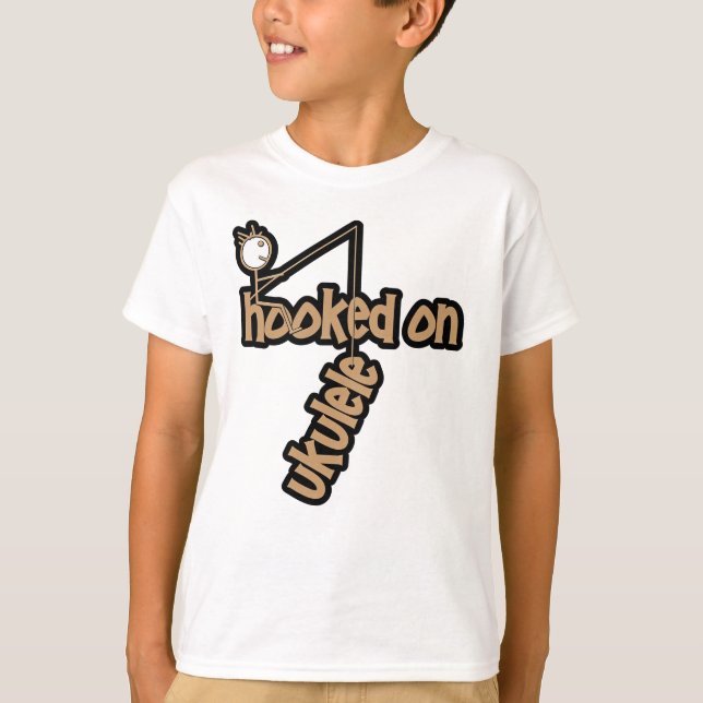 Camiseta Viciado em Ukulele (Frente)