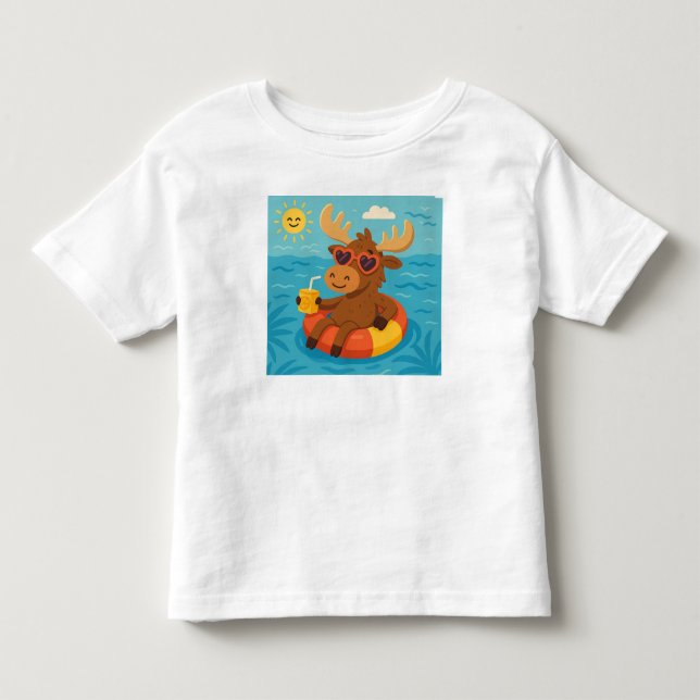 Camiseta Viciado em Vitamina no Mar - Chill Ocean Vibes Tee (Frente)