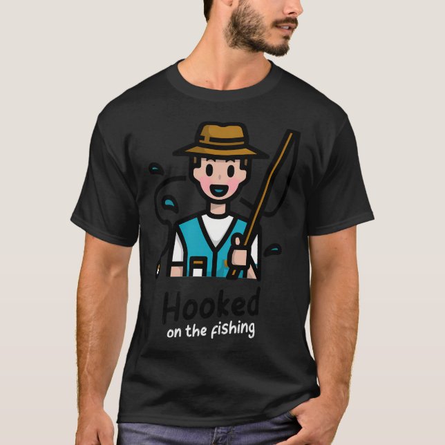 Camiseta Viciado Na Pesca (Frente)