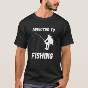 Camiseta Viciado Na Pesca Do Hobby Pescador Peixe C
