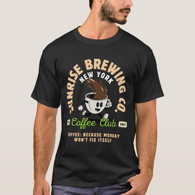 Camiseta Viciados em café (Frente)