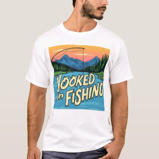 Camiseta viciados em pesca