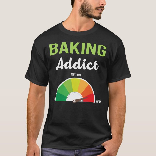 Camiseta Vício Baking Assar Baker (Frente)