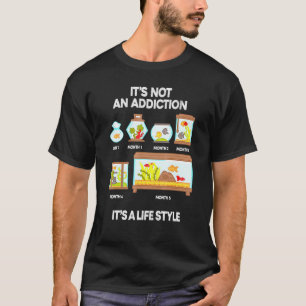 Camiseta Vício em AquárioViciado em Aquário Aquarista Peixe