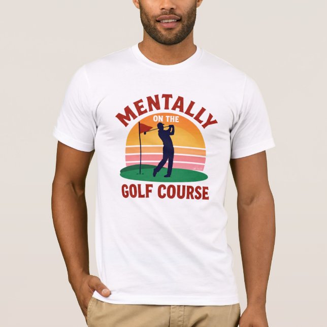 Camiseta Vício em Golfe Golfe Divertido (Frente)