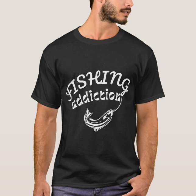 Camiseta Vício em pesca (Frente)