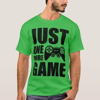 Camiseta Vício para jogos Apenas mais um jogo vintag vintag