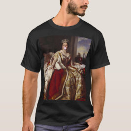 CAMISETA VICÓRIA DE RAINHA A SOFRER UMA GOMA DE BOLHA DE TI