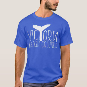 Camiseta Victoria BC Canada Whale assistindo maré coronel b