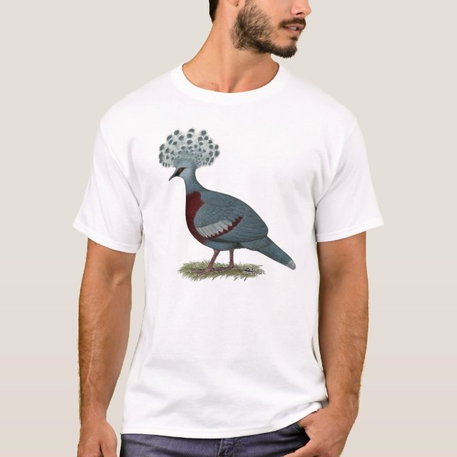 Camiseta Victoria Crowned Pigeon (Frente)
