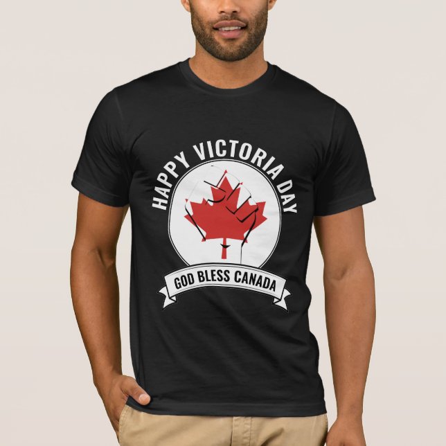 Camiseta VICTORIA DAY Deus abençoe CANADÁ (Frente)