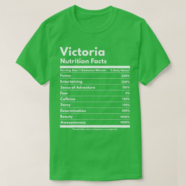 Camiseta Victoria Nutrition Fata Engraçado Nome Personaliza (Frente do Design)
