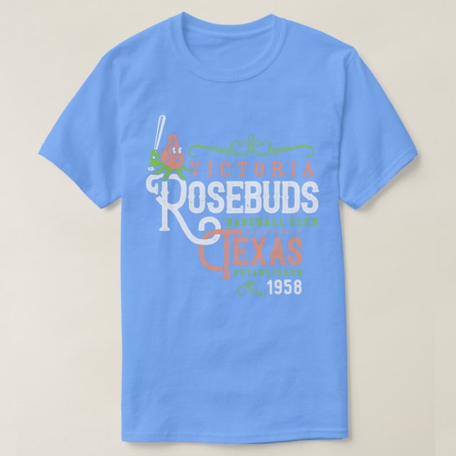 Camiseta Victoria Rosebuds Baseball (Frente do Design)