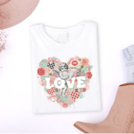 Camiseta Victorian Coquette Cherub Angel Aesthetic Heart