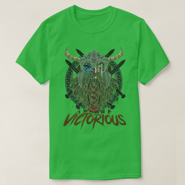 Camiseta Victorious Viking (Frente do Design)