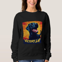 Camiseta Victory Lap Black Labrador Sweatshirt - Dog Lover 