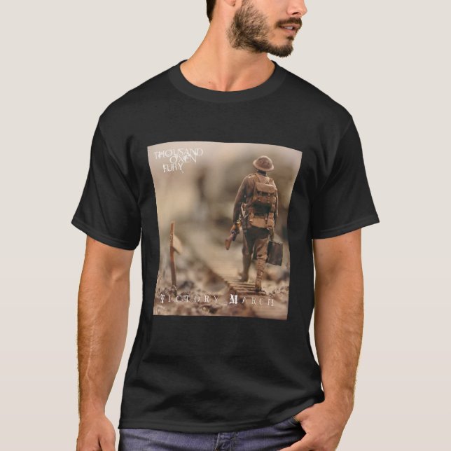 Camiseta Victory March Album Cover  Thousand Oxen Fury (Frente)