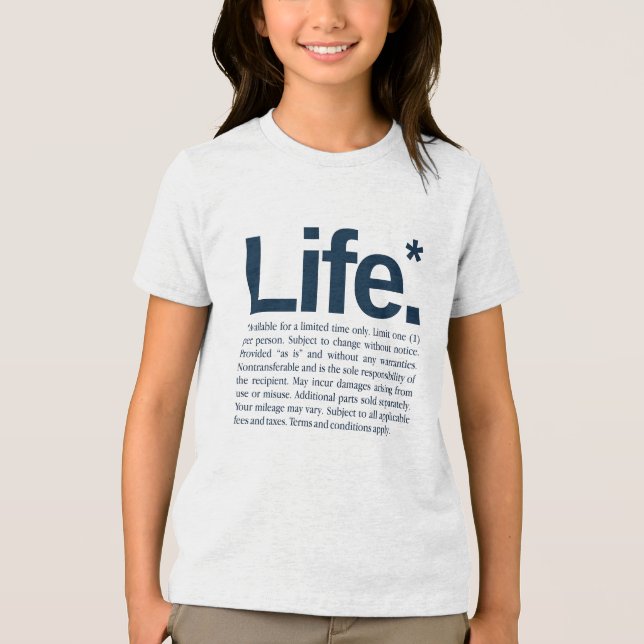 Camiseta Vida* (Frente)