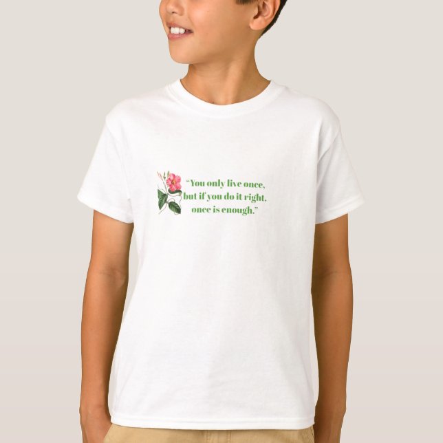 Camiseta vida (Frente)