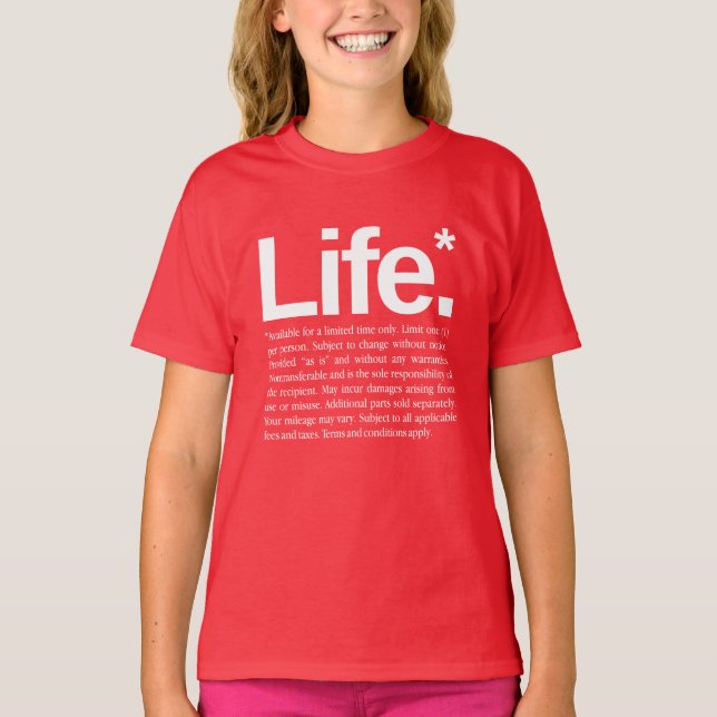 Camiseta Vida* (Frente)