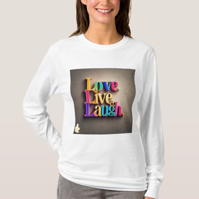 Camiseta "Vida alegre" (Frente)