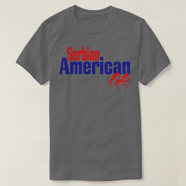Camiseta Vida Americana Sérvia (Frente do Design)
