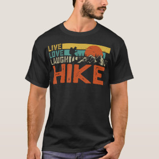 Camiseta Vida Amor Riso Caminhada - Camping Trilha Aventura