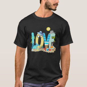 Camiseta Vida amorosa personalizada Engraçada Férias de Ver