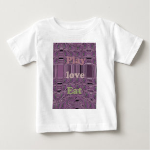 Camiseta Vida ao Vivo ao Máximo: Coma, Amor, Jogue Design