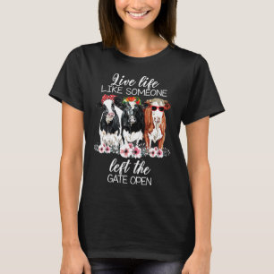 Camiseta Vida Ao Vivo Como Alguém Deixou A Porta Aberta Hei
