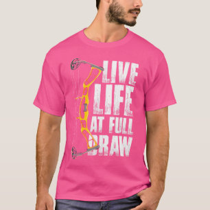 Camiseta Vida Ao Vivo Em Desenhar De Cheio Caçando Arqueiro